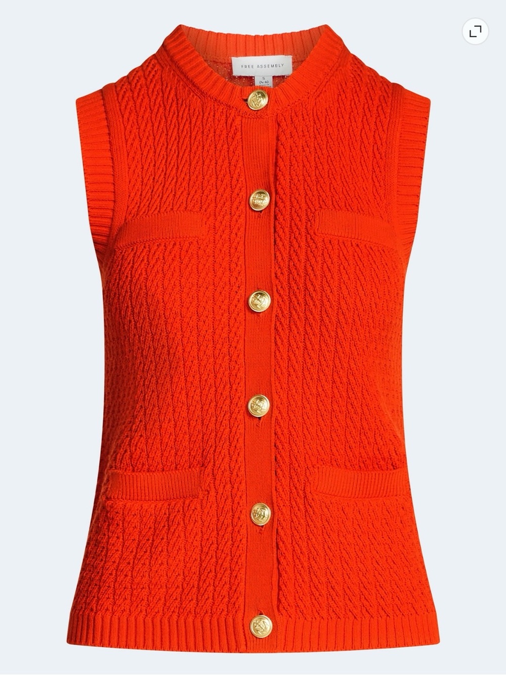 Free Assembly Knit Top